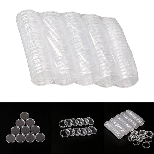 100 capsule per monete senza cerchio di lunga durata 39 mm per 1 oz argento Britannia