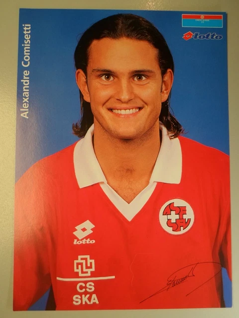 ALEXANDRE COMISETTI AUTOGRAMMKARTE Schweizer Nationalmannschaft EUR 1 ...