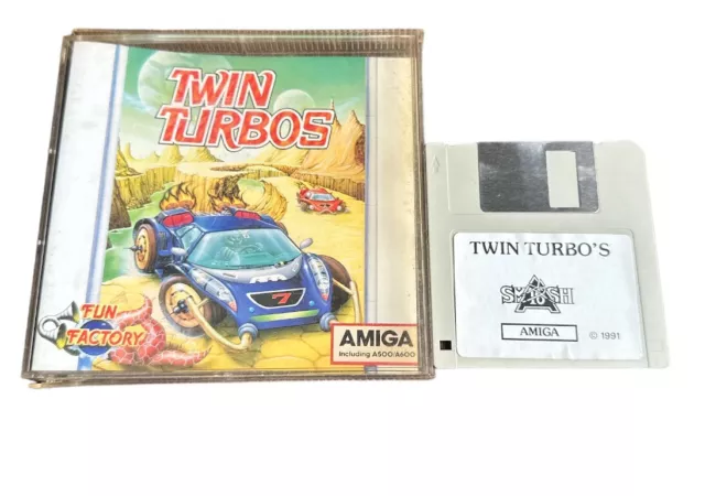 Boxed, Amiga - Twin Turbos Game By Fun Factory Video Game