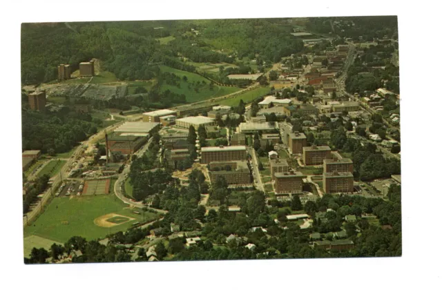 Aerial View Appalachian State University Boone North Carolina NC postcard