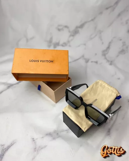Millionaire sunglasses Louis Vuitton White in Plastic - 27827323