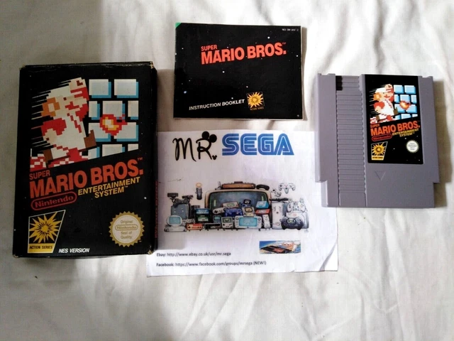 &SUPER MARIO BROS per NINTENDO ENTERTAINMENT SYSTEM ""RARO E DIFFICILE
