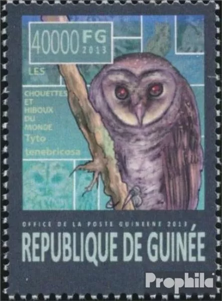 Briefmarken Guinea 2013 Mi 9973 postfrisch Vögel