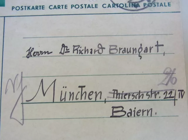 Historiker Bruno Wilhelm: Pk Sarnen 1936 À Auteur Richard Braungart; Exlibris 3