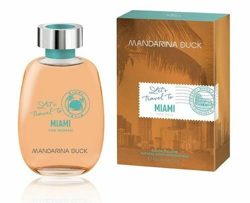 Woman Perfume Mandarina Duck Miami EDT 3.4oz + Diary Gift Samples Tribute