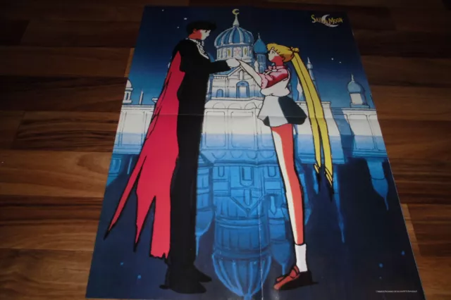 altes 2seitiges POSTER:  SAILOR MOON -- Maße ca: 57 x 43 cm