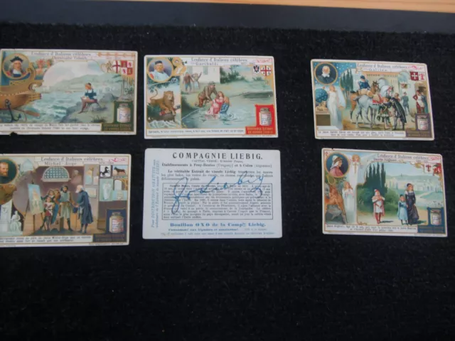 One Complete Set Of Six Liebig Trade Cards