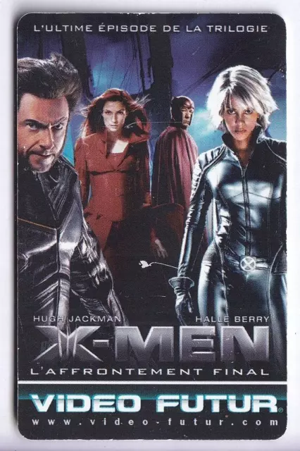 Cinema  Carte / Card .. Video Futur N°316 X Men Final Jackman 15.000Ex. 2005
