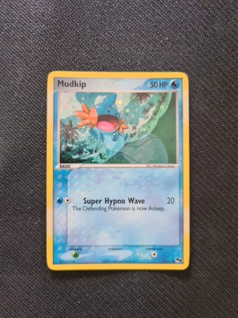 Pokemon TCG Mudkip 11/17 Common Holo Pop Series 4 Promo 2006 MP