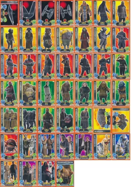 Star Wars Movie Serie 4 Erwachen der macht Force Attax EXTRA - 51-96 aussuchen