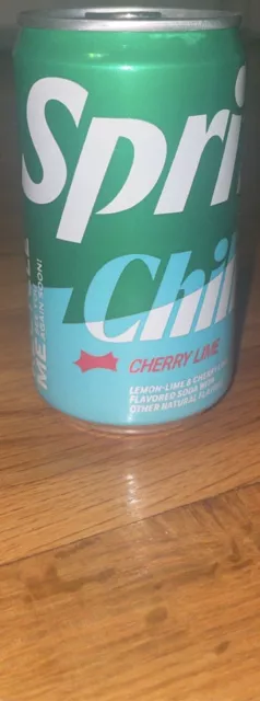 Sprite Chill Cherry Lime NEW Mini Can RARE