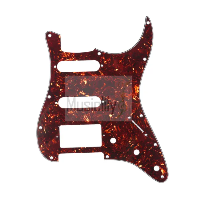 Musiclily HSS Pickguard For Fender Standard Stratocaster Strat ST Modern Guitar
