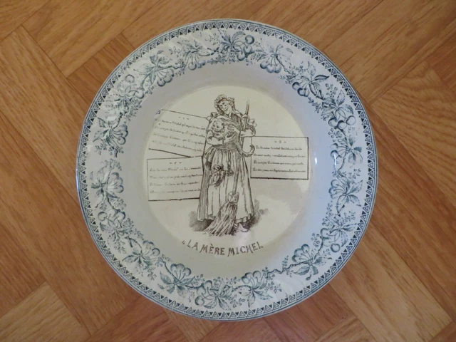 Grand plat de service terre de fer HB&CIE