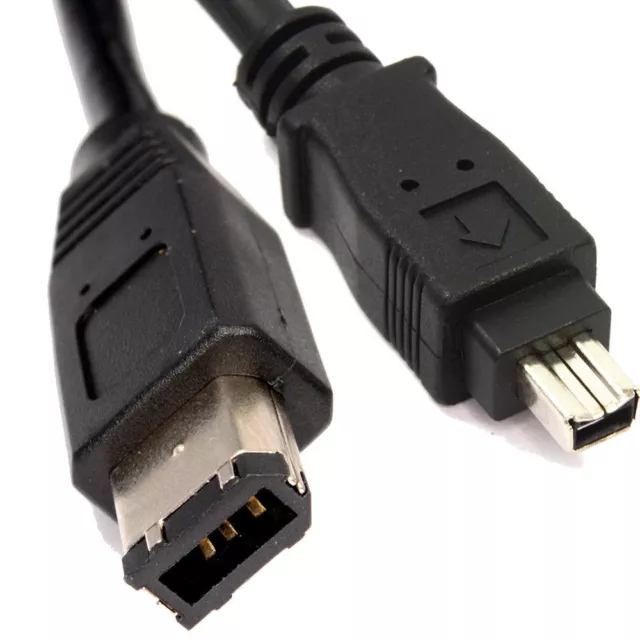 Videocámara Firewire IEEE1394 4 pines a 6 pines cable DV-OUT 3