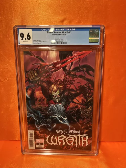 WEB OF VENOM WRAITH#1 VARIANT CGC Graded 9.6 Marvel Comics 2021