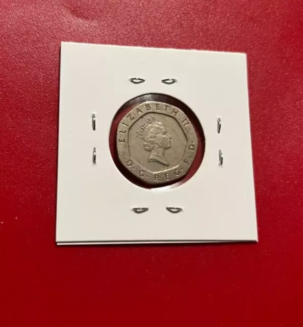 1989 Queen Elizabeth The Second Coin Value 1989 20 PENCE UK COIN - QUEEN Elizabeth II - NICE WORLD coin $12.05