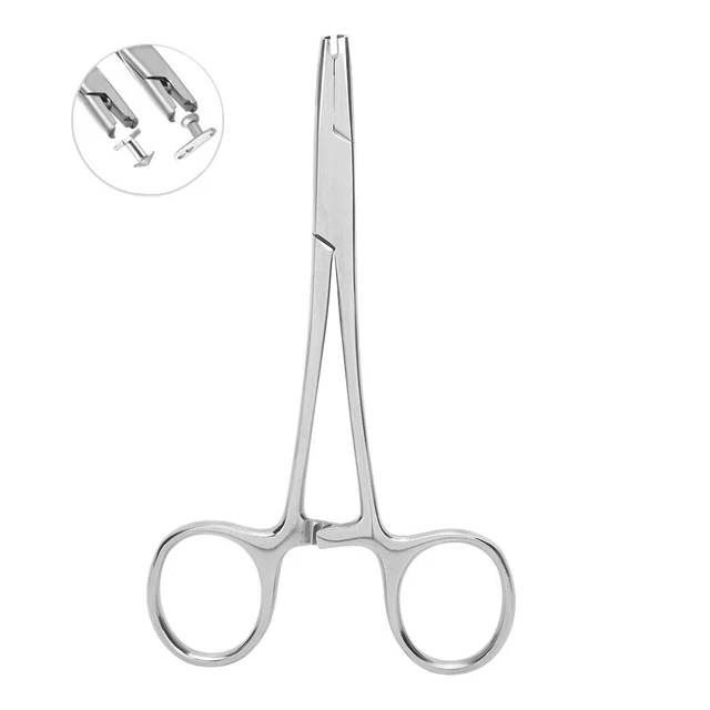 (4 mm) Alicates perforadores de cuerpo de acero inoxidable Fórceps perforadores para ombligo GSA