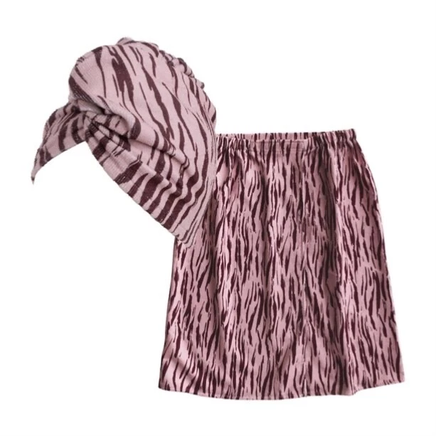 AVON GRACE ZEBRA Design Towel Wrap Hair Turban Set L XL BNIB 22.00 PicClick UK