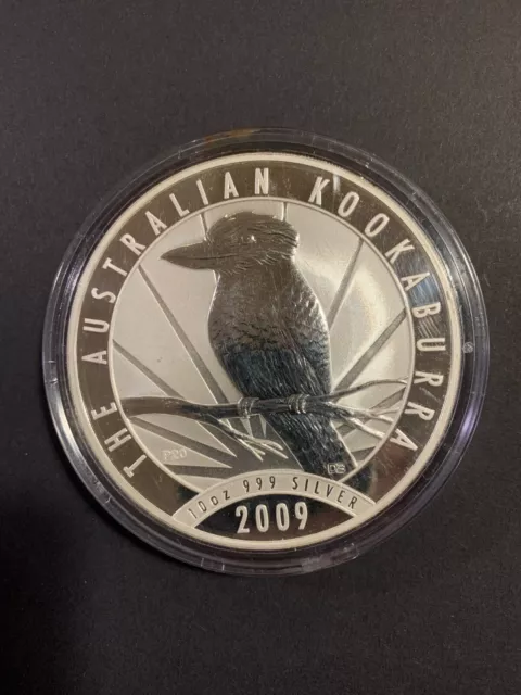 2009 10oz Australian Kookaburra pure Silver Coin - Perth Mint 