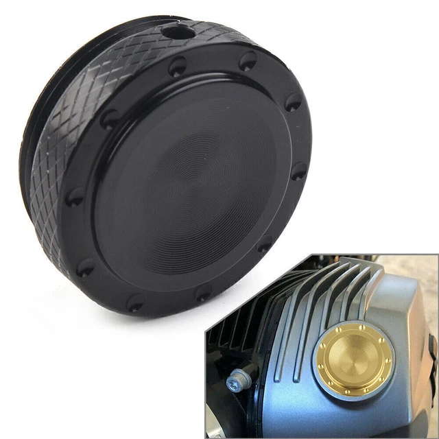 Black Oil Filler Plug Fuel Gas Tank Cap For BMW R nineT Pure Scrambler Urban G/S