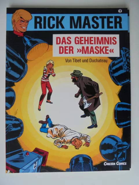 Rick Master - Das Geheimnis der Maske Nr.7 Carlsen Verlag Zustand 1-