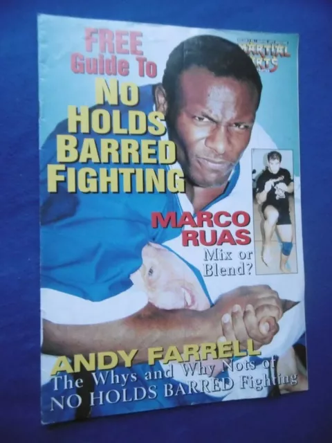 1990s UK Martial Arts Illustrated Mag Supplement,NO HOLDS BARRED MMA,UFC,Ruas