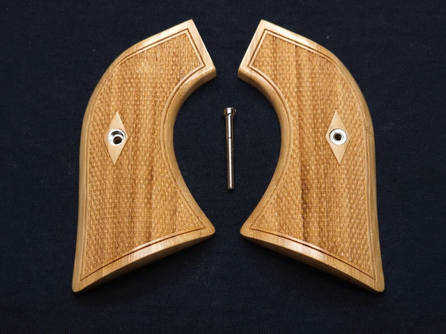 Walnut Wood Grips For Ruger Vaquero Blackhawk Wrangler – XR3-RED Frame – Texas Ranger Style