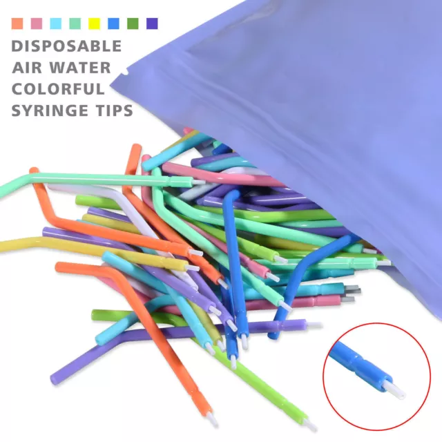 1000pcs Dental Disposable Spray Nozzles Tips für 3-Way Air Water Syringe