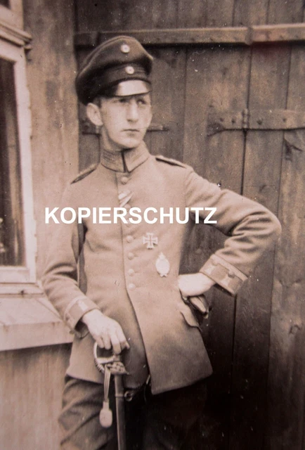 Portrait Foto deutscher Pilot Flugzeugführer Flieger Abteilung 265 / 1. WK (1) *