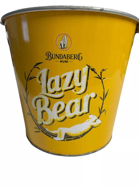 Lazy Bear Bundaberg Rum Yellow Ice Bucket