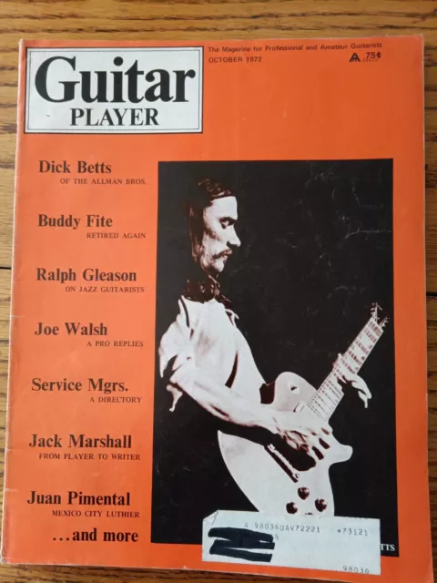 Vintage Guitar Player magazine Oct. 1972