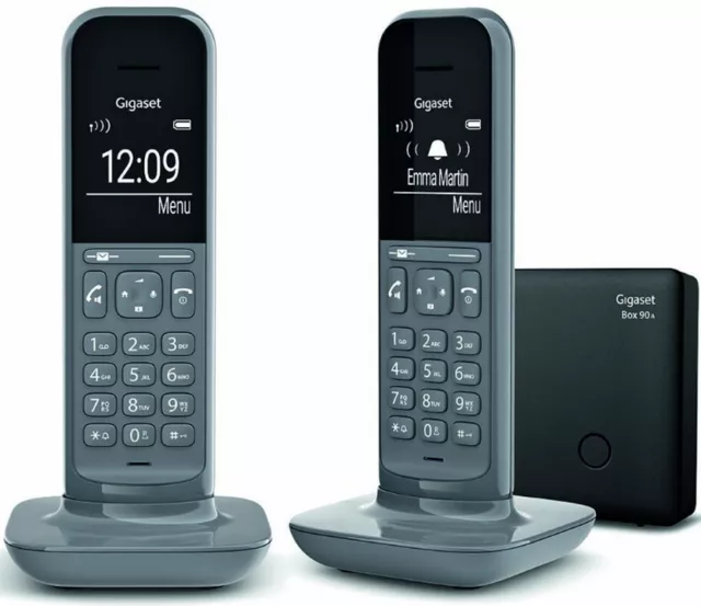 Téléphones sans fil Gigaset CL390 Duo DECT gris