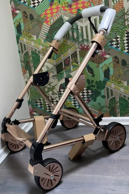 ️ Mamas and Papas URBO2 URBO CHAMPAGNER / GRAUES CHASSIS Räder Bremsen Griff NEU