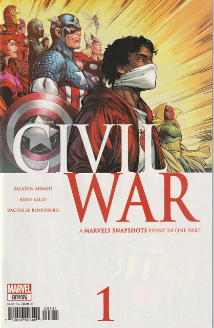 Marvels Snapshots Civil War # 1 Variant Cover C NM Marvel [J9]