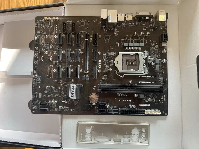 MSI H310-F PRO Motherboard £11.11 - PicClick UK
