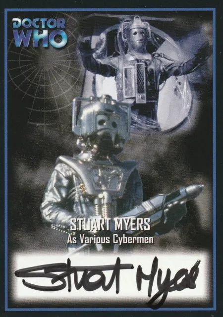 Strictly Ink Doctor Who Autograph Card Stuart Myers As Cybermen AU3