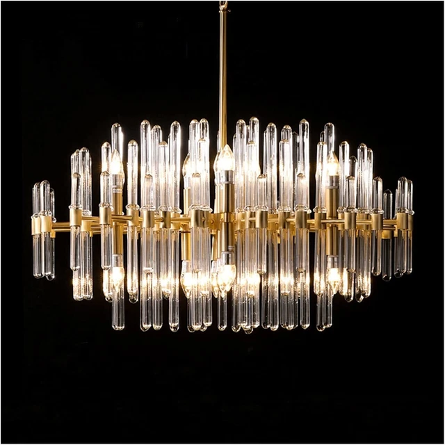Luxus Gold Kronleuchter Beleuchtung 3