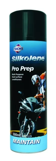 Silkolene PRO PREP Maintain Spray Hard Surface Conditioner Aerosol 500ml X 2