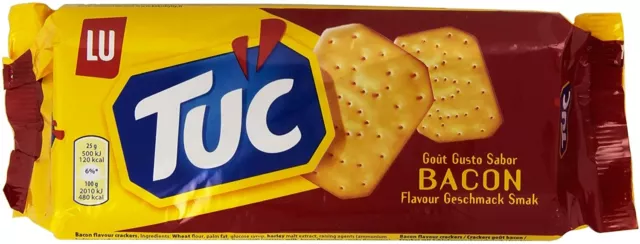 Tuc - Crackers al Gusto Bacon - 6 pezzi da 100 g [600 g]