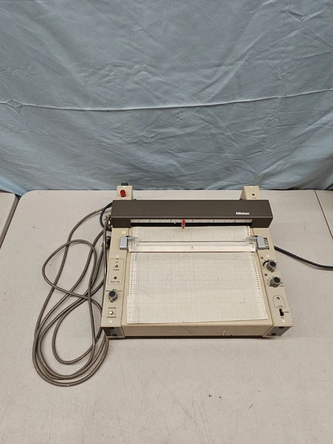 Vintage Rare VHTF Mitutoyo Servocorder SR6256 Graph Chart Reader Logger Plotter