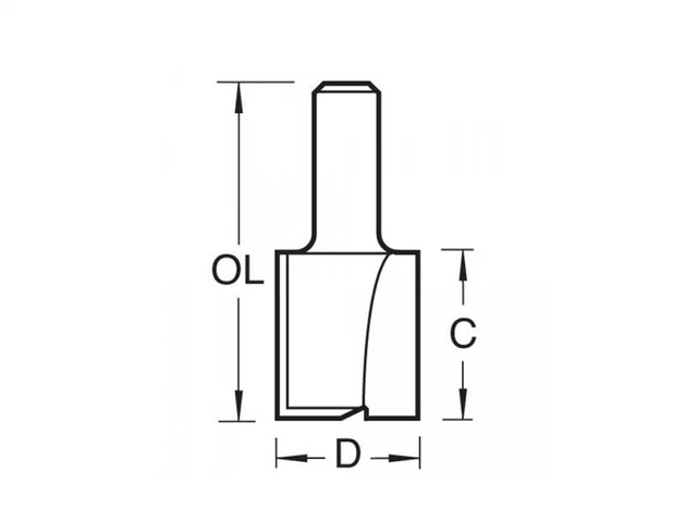 Trend TRE4512TC 4/5 x 1/2 TCT Deux Flûte Tailleur 19.1 x 25mm 2