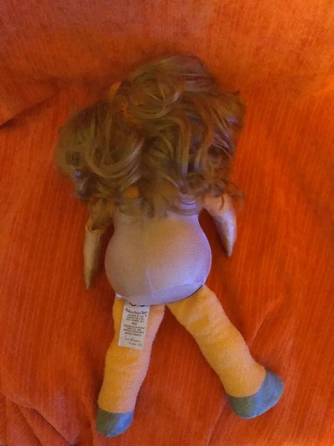 Vtg 13" Miss Piggy Fisher Price Jim Henson Muppet Doll Plush #890 No Dress 3