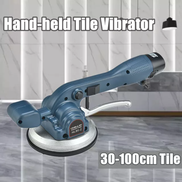 Vibratore piastrelle agitatore elettrico portatile portatile con 2 batterie caricabatterie