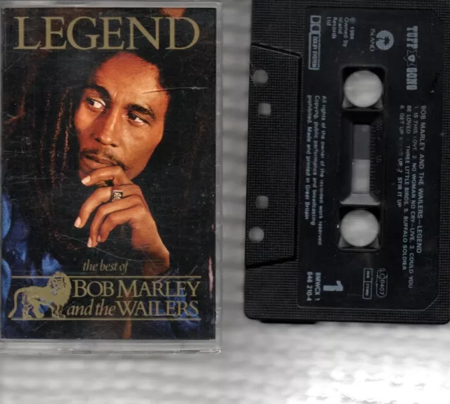 BOB MARLEY AND THE WAILERS - Legend (The Best Of) - Cassette Tape Album *Hits*