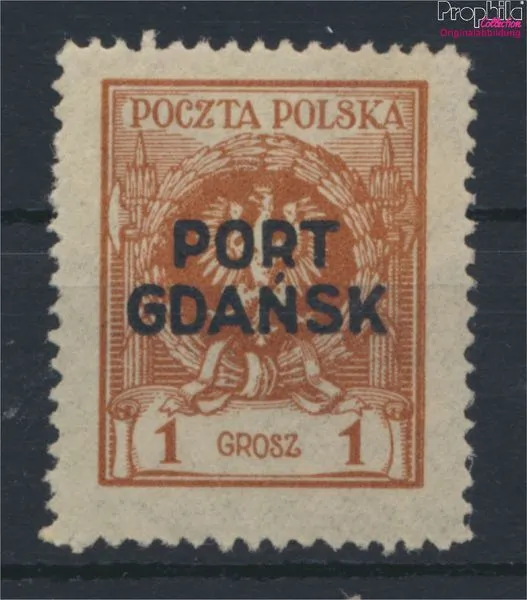 Briefmarken Polnische Post Danzig 1925 Mi 1a postfrisch (9898470