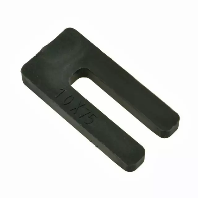 Qty 2000 Window Packer 10mm x 75mm x 36mm Black Plastic Horseshoe Packing Shim