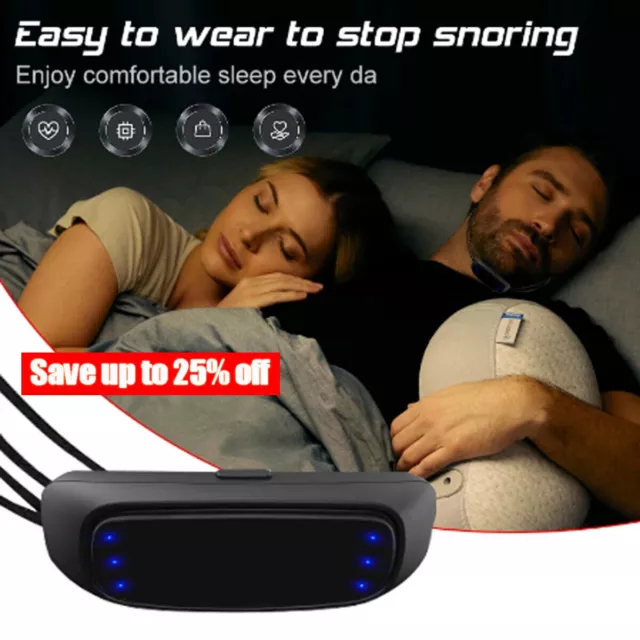 Neu TENSPulse Pure Sleep Anti Schnarch Kinngerät, Smart Anti-Schnarch-Gerät