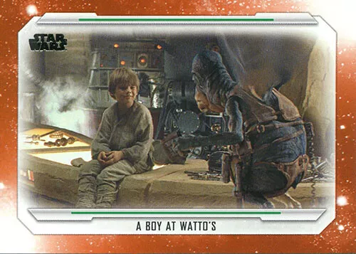 2019 Topps Star Wars Skywalker Saga Complete 100-Card Orange Parallel Base Set