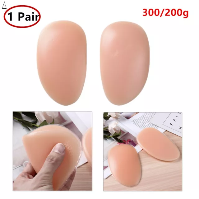 1 Pair Silicone Butt Pads Buttocks Enhancers Inserts Push Up Panties Hip  Padded
