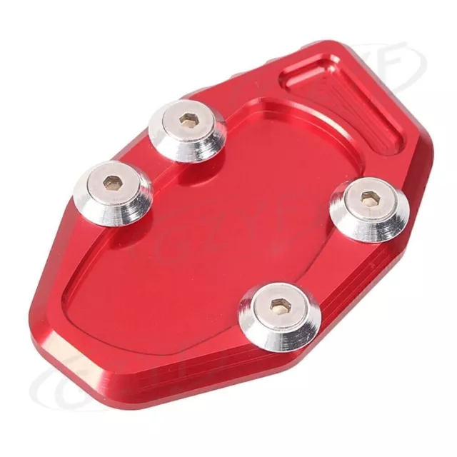 CNC SIDE STAND Enlarge Kickstand Extension Pad Plate Fit YAMAHA R25 R3 ...